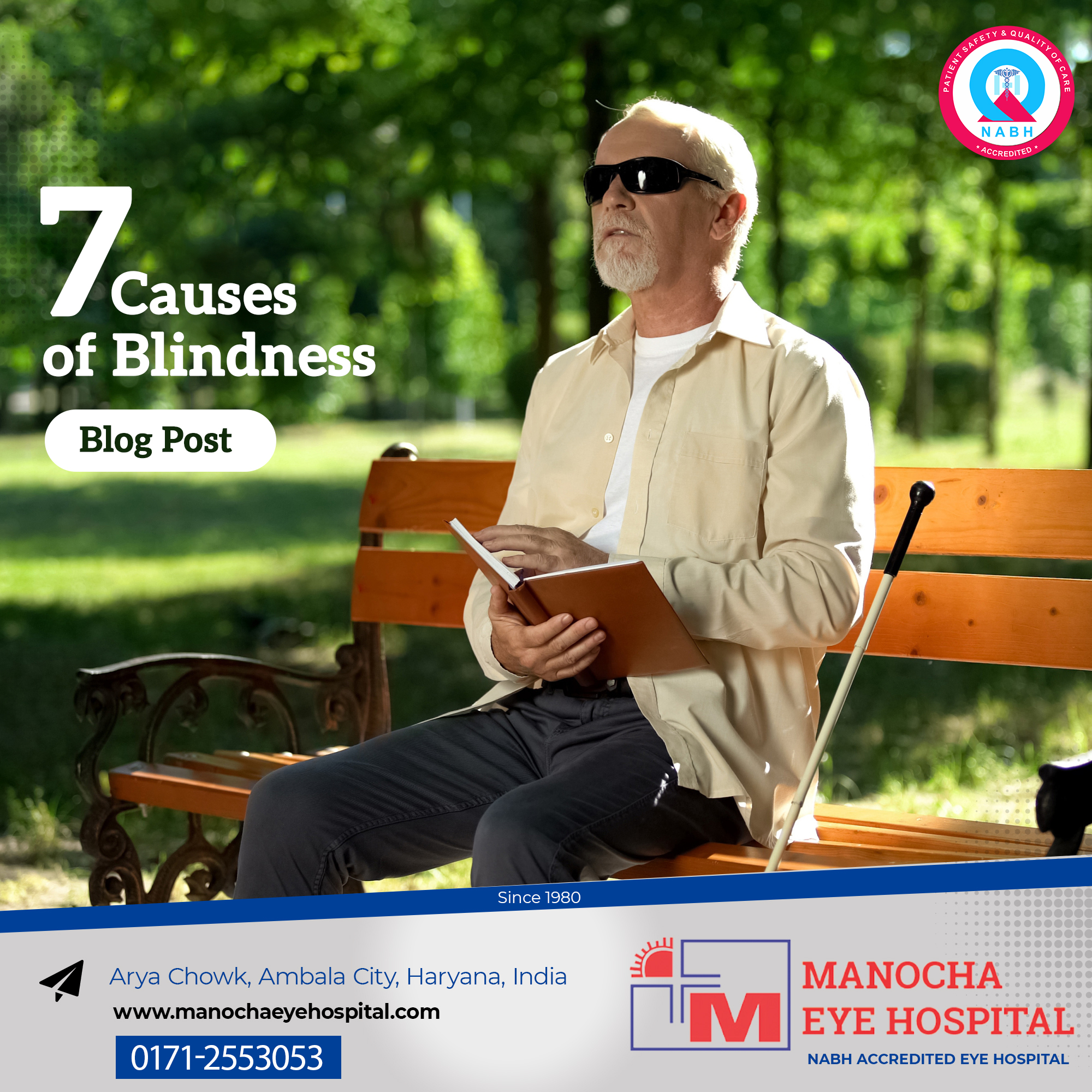 what are the 7 causes of blindness? Explained by Manocha Eye Hospital